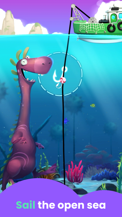 Sea Monster Fishing Games Screenshot