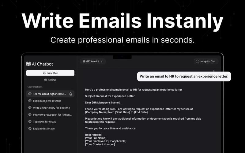 App screenshot