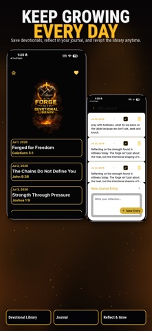 Forge Faith App iPhone screenshot