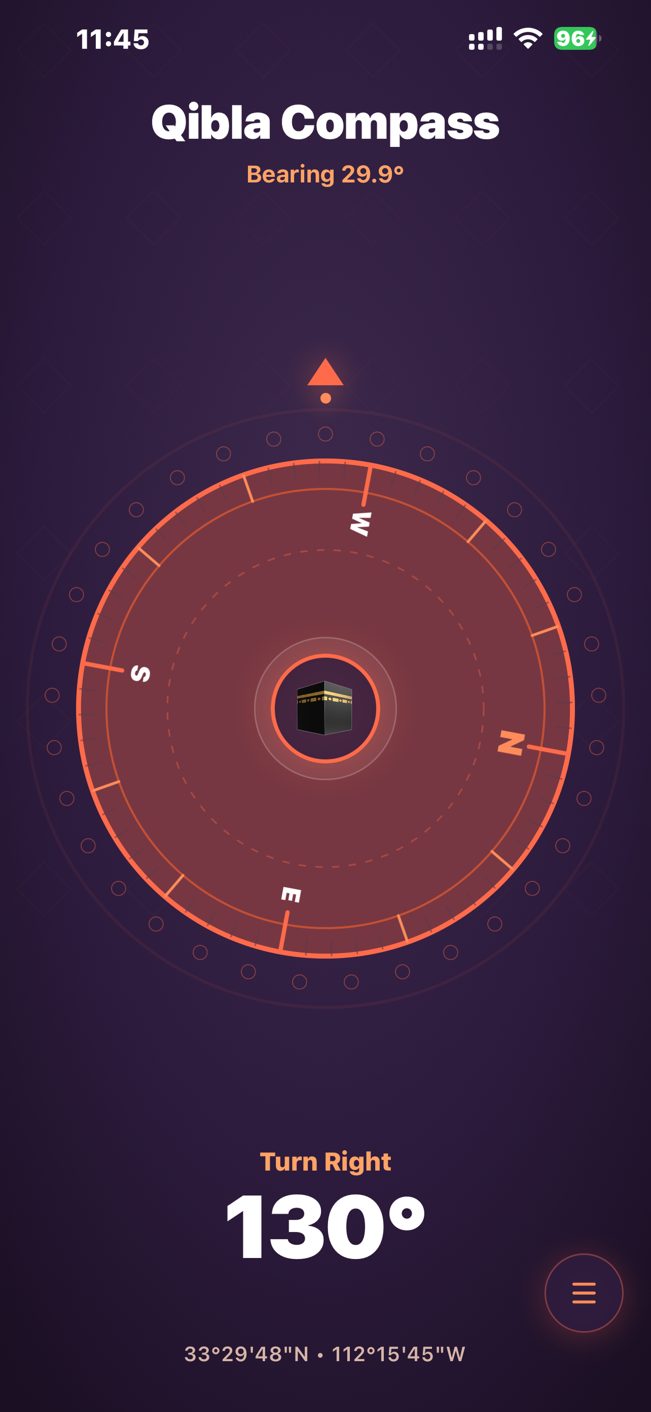 Noor Qibla Compass