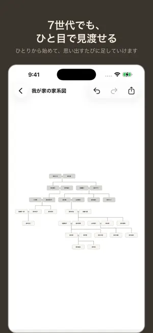家系図ノート screenshot 1