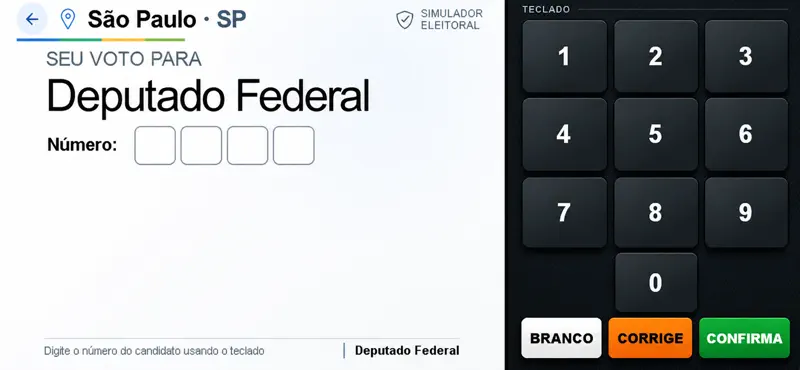 Simulador de Urna 2026 – Vote screenshot 4 of 4