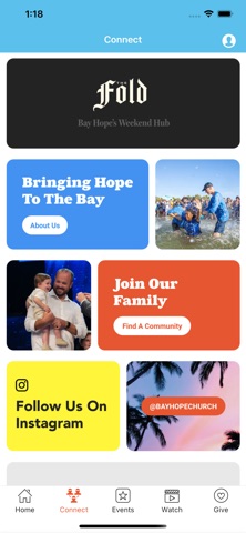 Bay Hope Church app screenshot 2