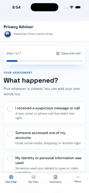 Privacy Advisor by PAG screenshot 1 of 10