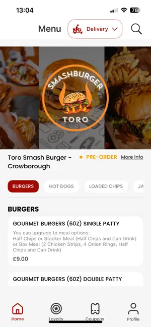 Toro Smashburger - Crowborough screenshot 1