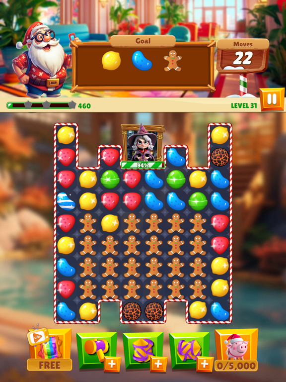 Christmas Magic: Match 3 Game iPad screenshot 8 - Games app