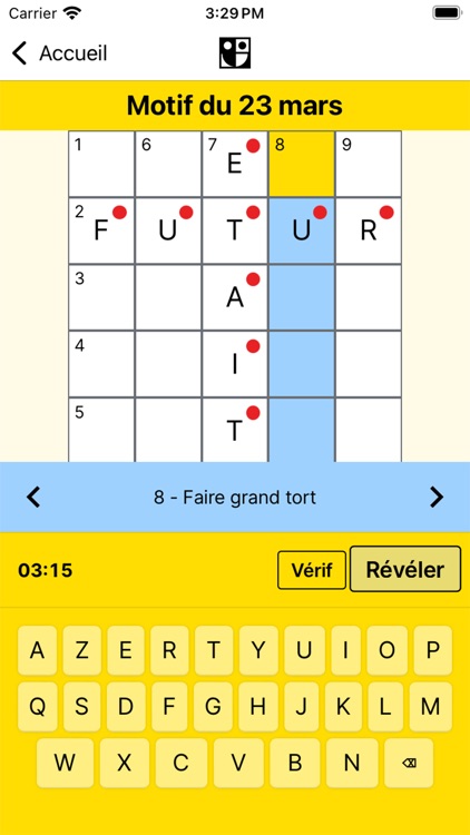 Motif, les mots croisés