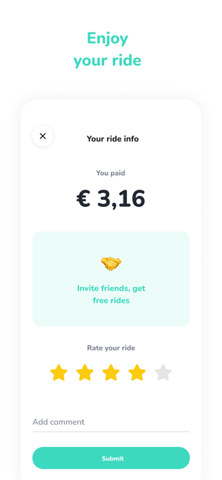 IZZY - Kicksharing service Screenshot 5 of 5