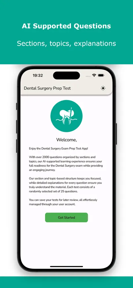 Dental Surgery Exam Prep Test Screenshot 2