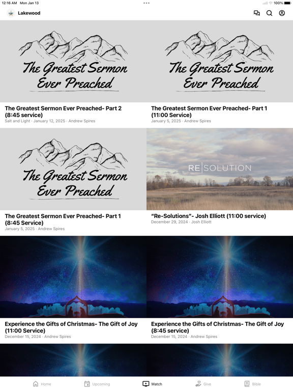 Lakewood Baptist Church PC iPad screenshot 3 - Education app