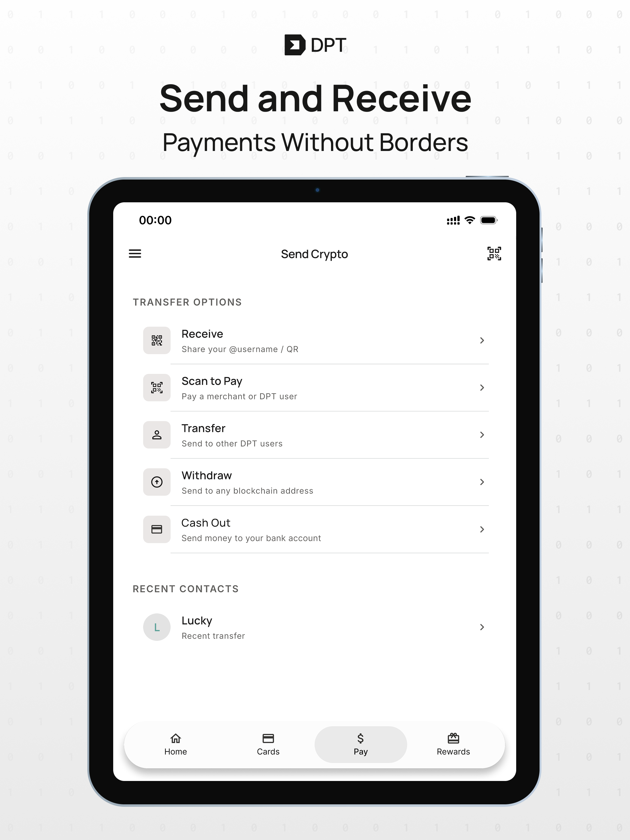 DPT Pay: Crypto Card & Pay