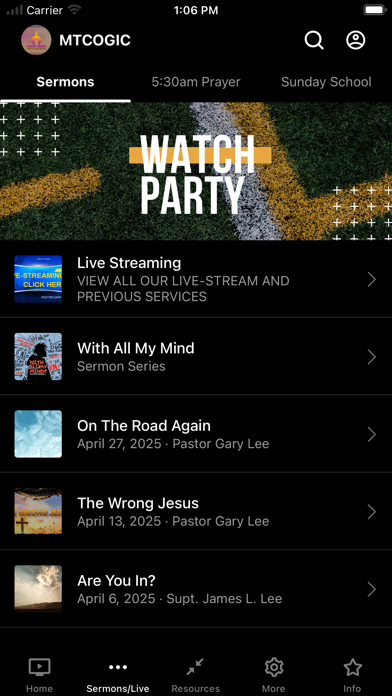 Mason Temple Live Screenshot