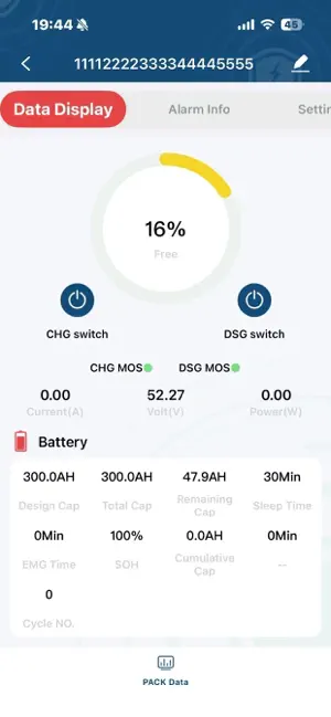 YX battery screenshot 3