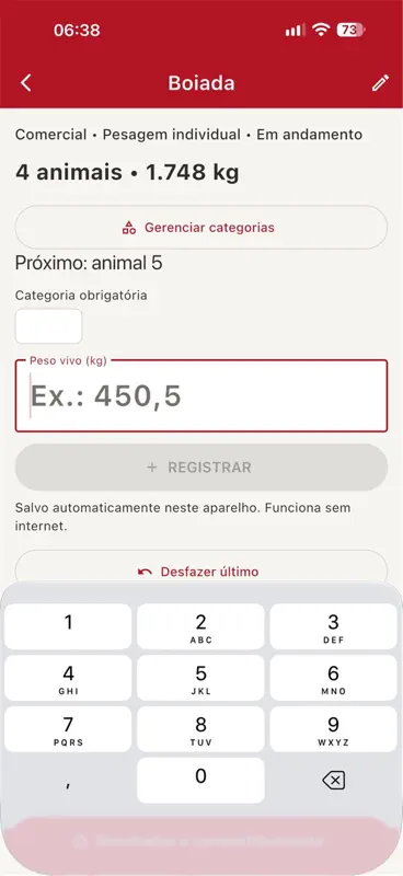 BovPeso screenshot 3 of 4