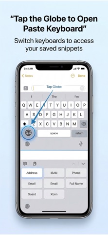 Clipboard Paste: Keyboard Screenshot 1 of 5