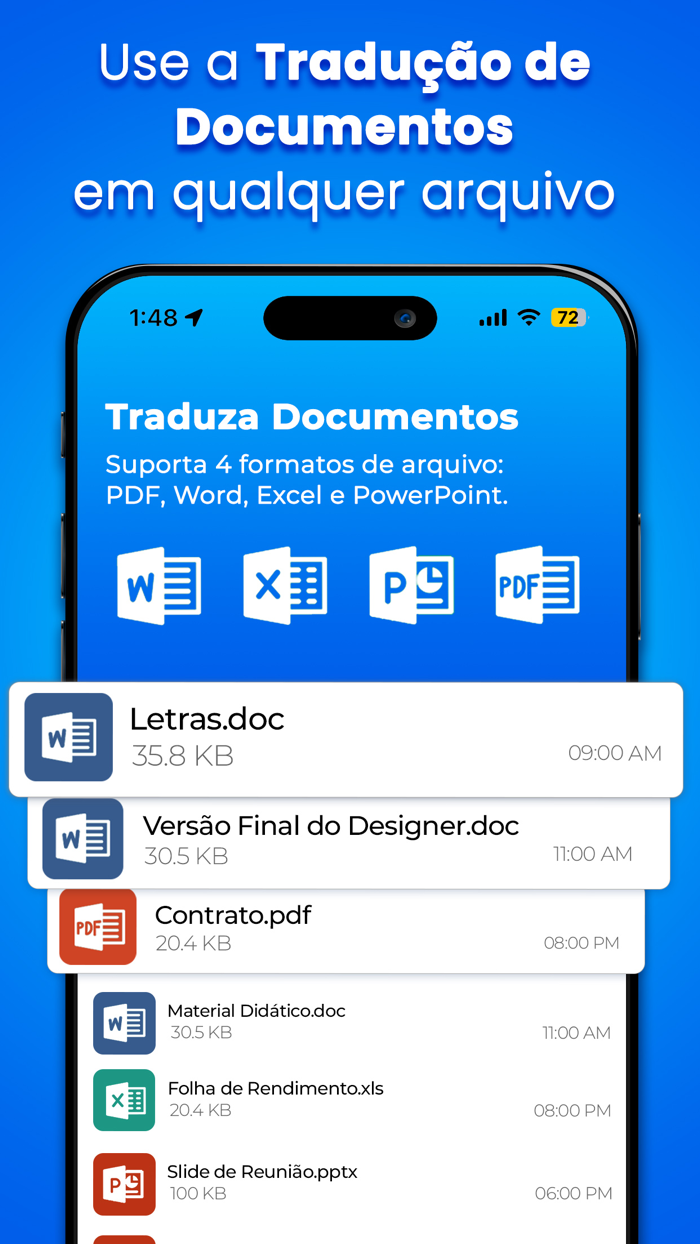 XTranslate PDF, DOC, Voz, Foto