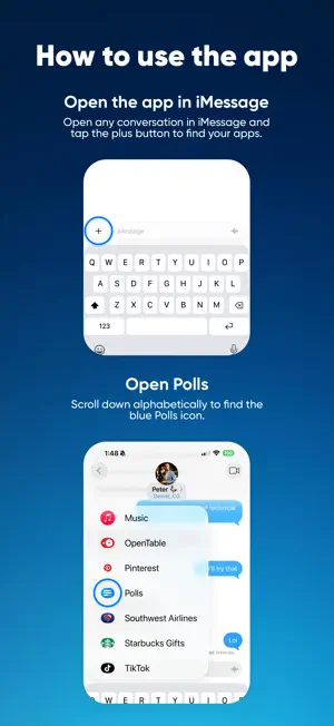 Polls for iMessage screenshot 1