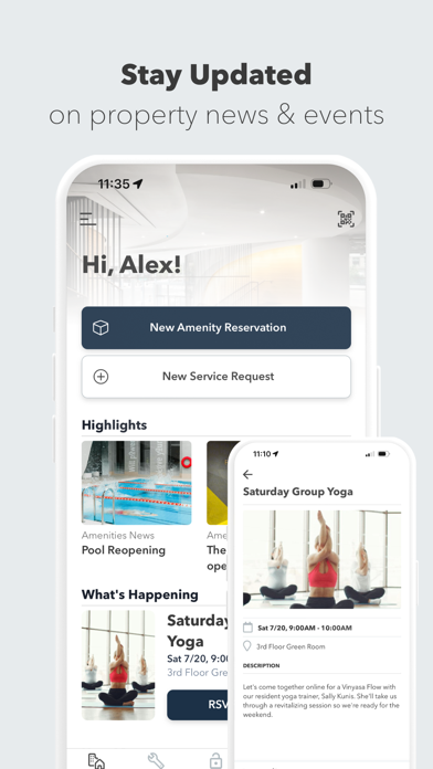 BioMed Realty Tenant App Screenshot