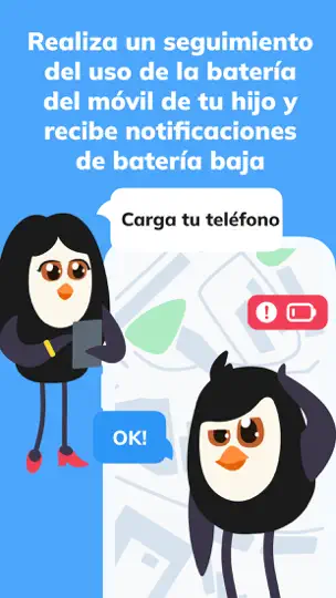 Captura de pantalla de Pingo By Findmykids en iPhone 7
