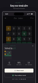 Five Letters: Word Puzzle screenshot