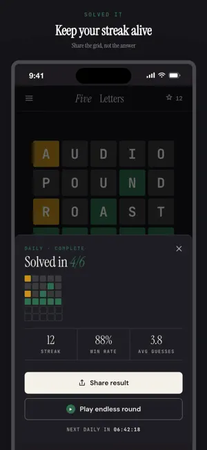 Five Letters: Word Puzzle screenshot 2