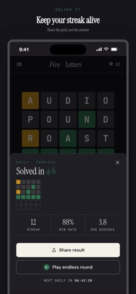 Five Letters: Word Puzzle screenshot 2