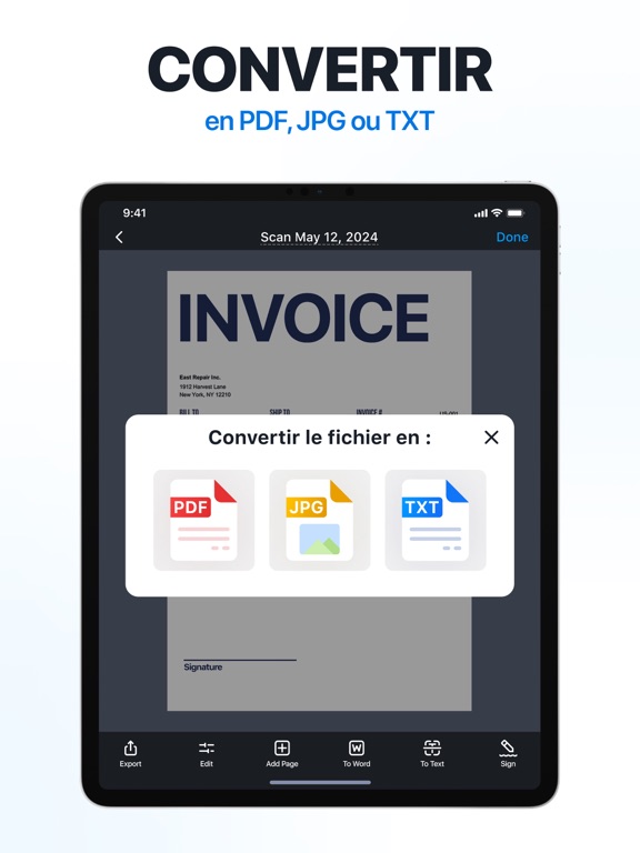 Screenshot #6 pour ScanGuru: Scan PDF, OCR texte