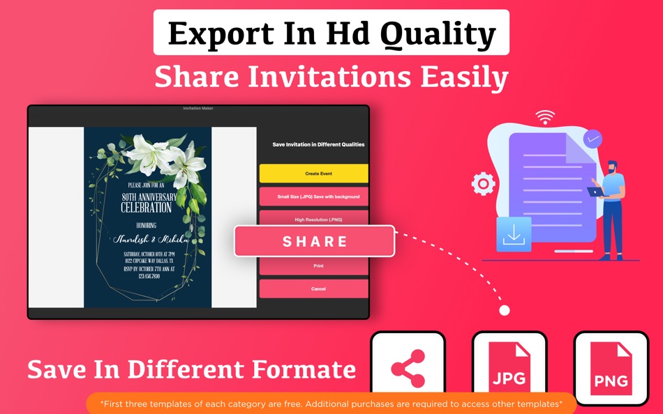 #6. Invitation Maker & Card Design (macOS) Podle: CONTENT ARCADE (UK) LTD.