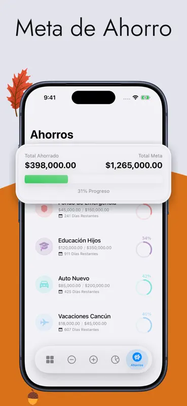 Meta de Ahorro: Actual Budget screenshot 7 of 10