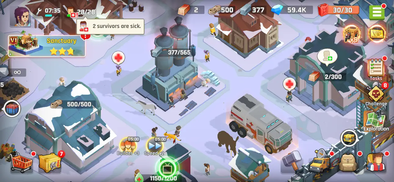City Of Survivors iOS Mod IPA screenshot 3 - iOS game interface
