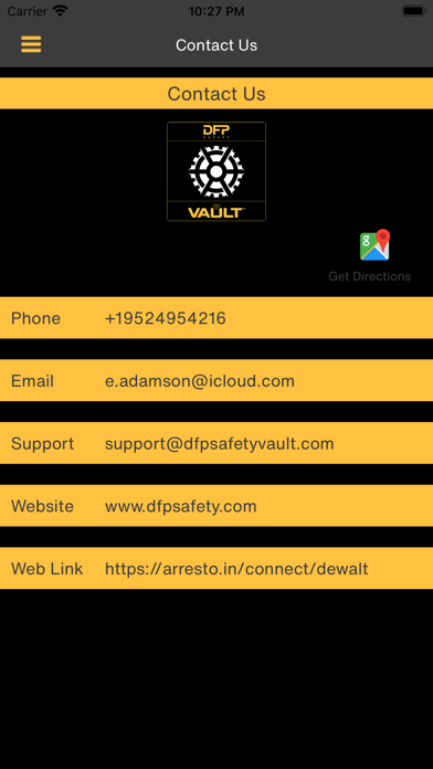 DFP Safety Vault Screenshot