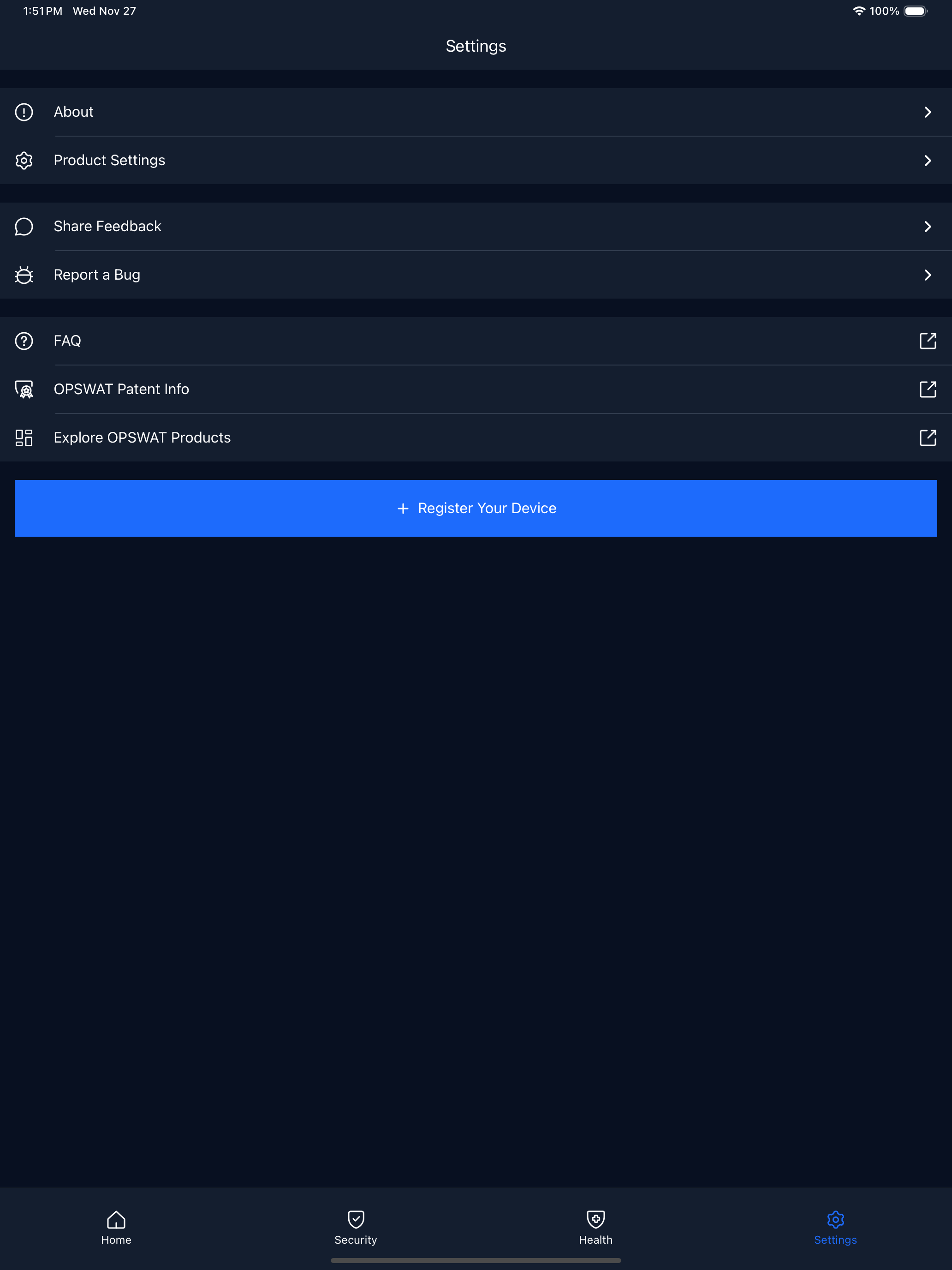 OPSWAT Mobile App