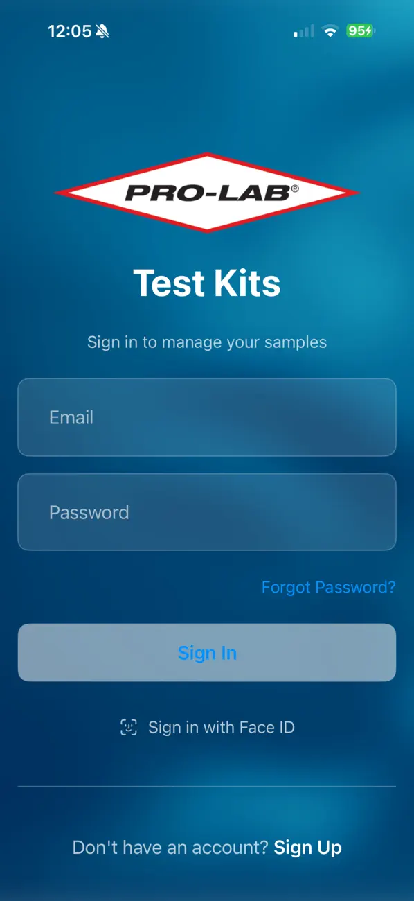 Screenshot #1 pour PRO-LAB Test Kits