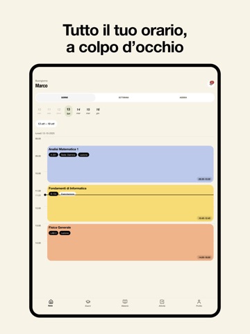 UNIBG Calendario iPad screenshot 4