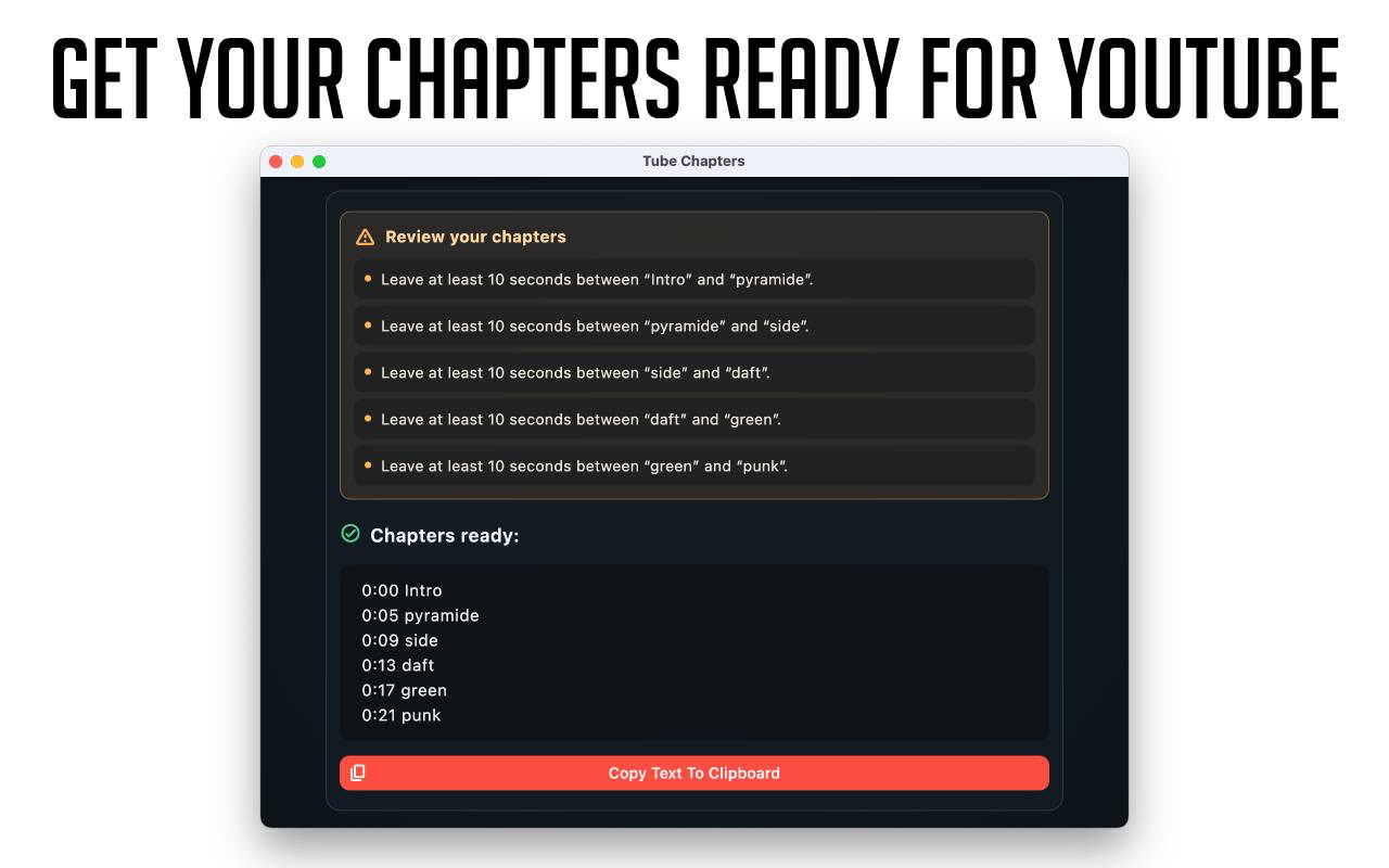 Tube Chapters screenshot 9