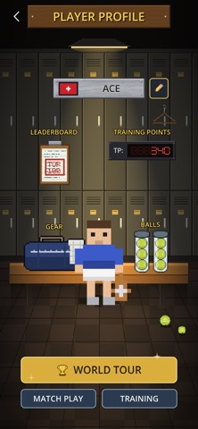 PixelTennis iPhone screenshot