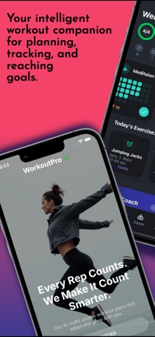 WorkoutPro AI screenshot