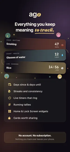 Ago: Days Since, Until, Count screenshot 1