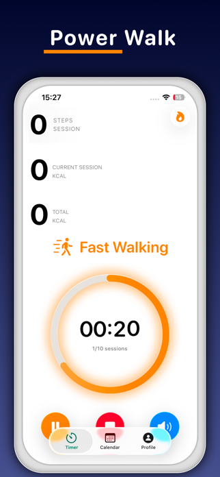 Interval Walk Fit App Screenshot 2 of 7
