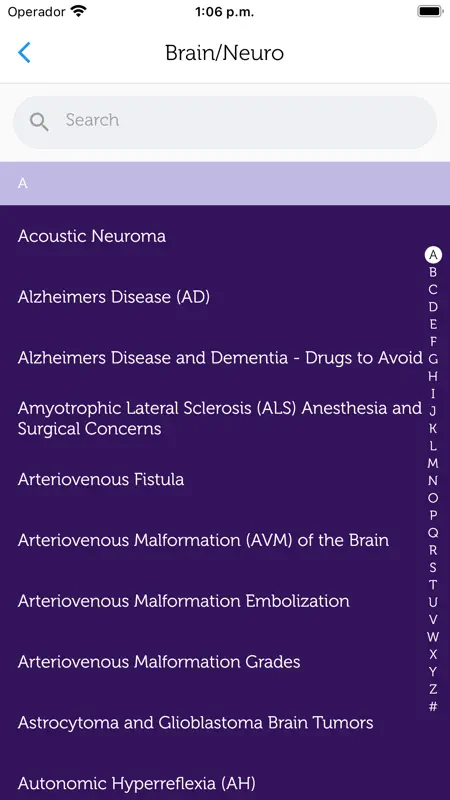 Coexisting Diseases & Surgery screenshot 2 of 5