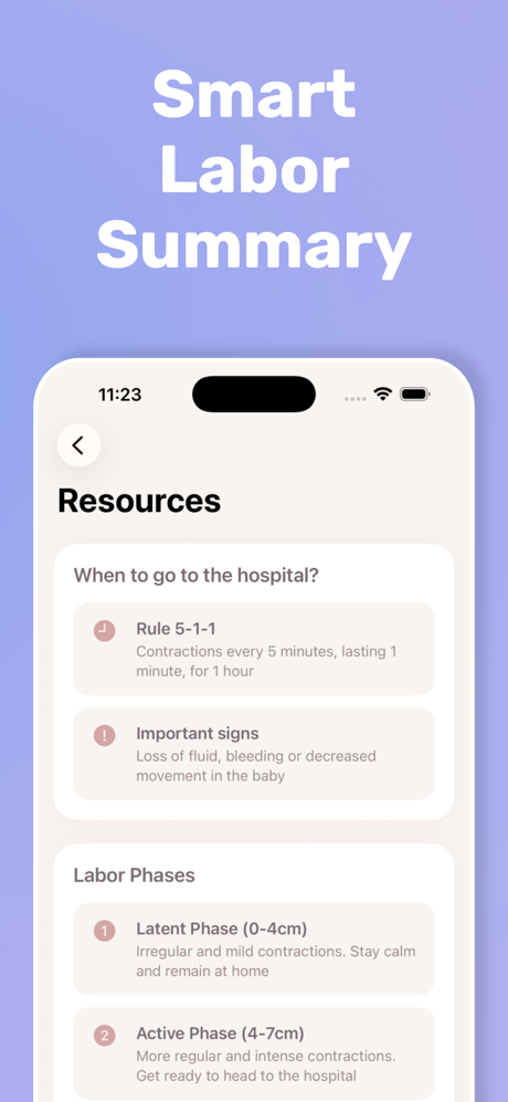 Labour Timer: Contraction App+ screenshot 4