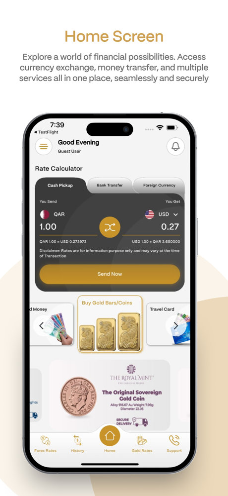 Alfardan Exchange Send Money screenshot 1