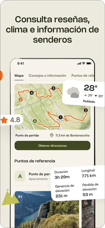 komoot - senderismo y ciclismo screenshot 4 of 10