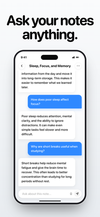 Noota: AI Summaries & Notes Screenshot 4 of 7
