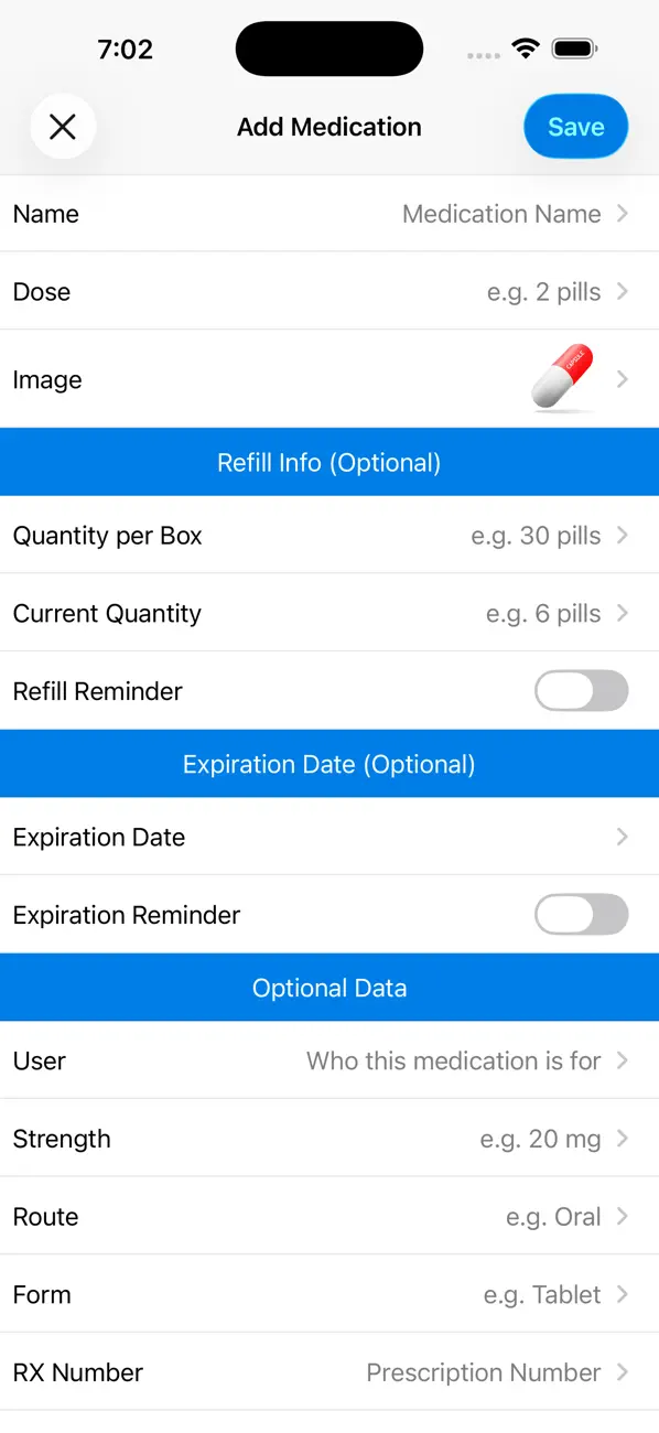#4. Pill Reminder - All in One (iOS) Door: Sergio Licea