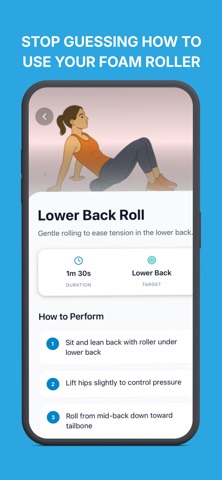 Rollr: Foam Roller Exercises screenshot