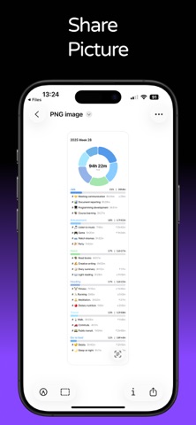 TimeLog+ Track time with tags Screenshot 7 of 7