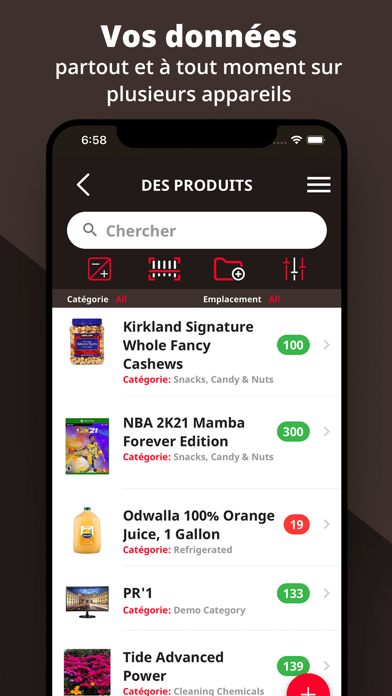Screenshot #2 pour Telesto: Gestion d'Inventaire