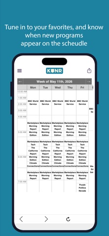 KUNR Public Radio iPhone screenshot