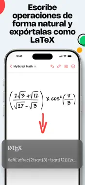 MyScript Math: Solve & Plot screenshot 4